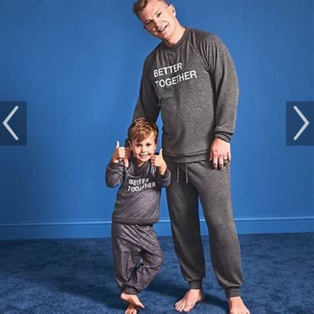 Better Together Macys Family PJ Set Jogger and Sweatshirt - Super Soft